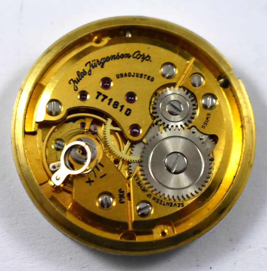 Vintage Jules Jurgensen Manual Wind Wrist Watch Movement lot.g