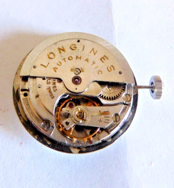 LONGINES 290 MOVMENT RUNNING WITH DIAL & HANDS 24 JEWELS ORIGINAL CROWN.