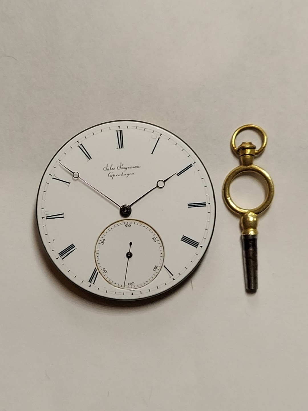 jules jurgensen Collectible P.W. Movement High Grade Key Wind Mens Full Jewels