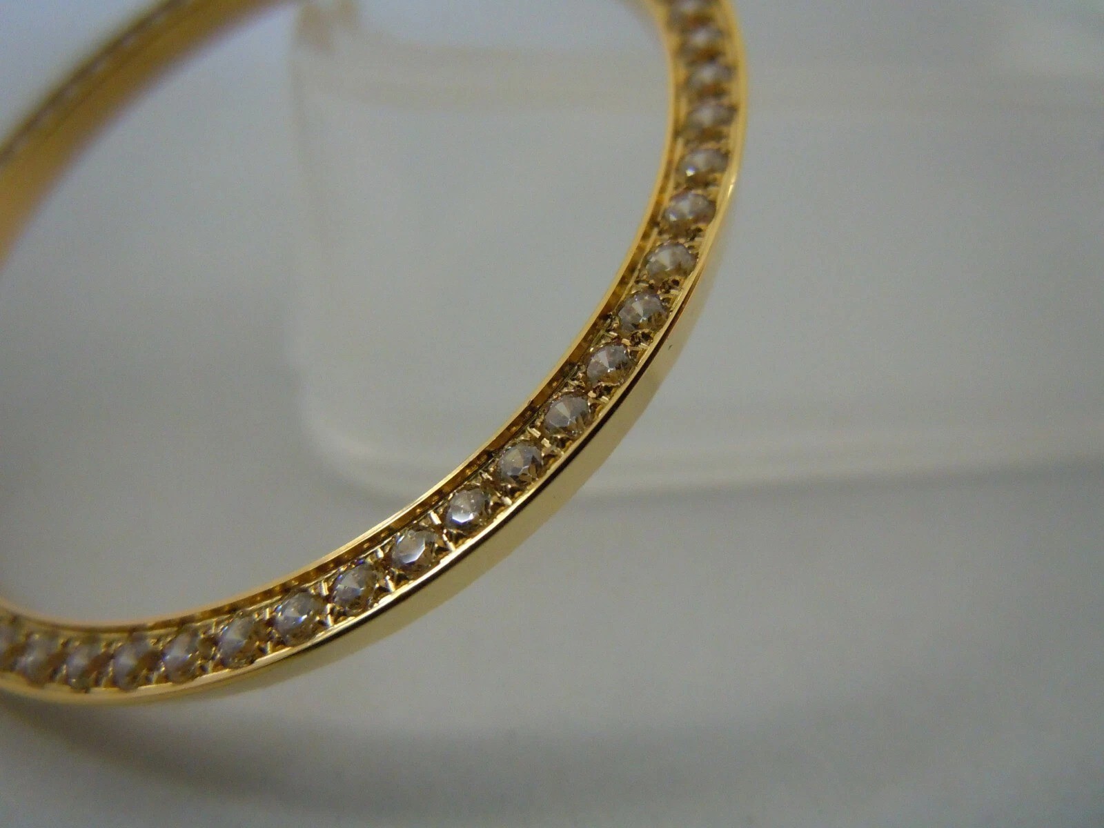 Yellow GP Bezel CZ for Rolex 34mm 1500,1501,5501,5701,14233,15003,15223