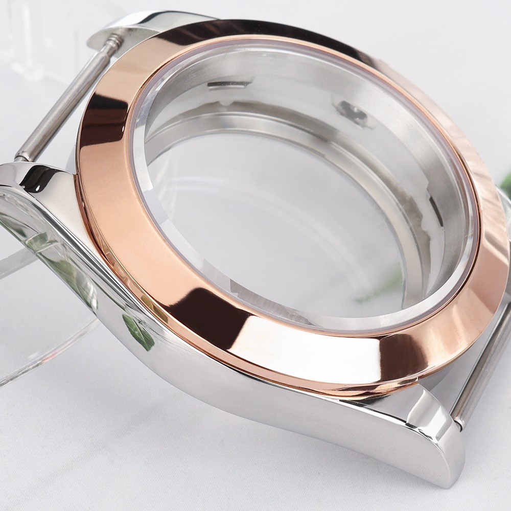 36mm/39mm Oyster Watch Case Smooth Bezel Sapphire 10ATM For SII NH35 Miyota8215