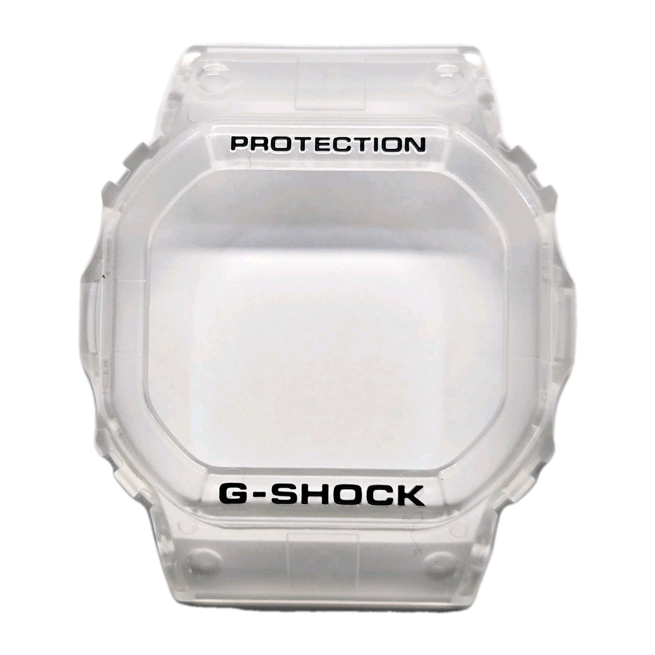 Genuine Casio BEZEL /part for DW5600SKE-7 DW5600SRS-7 CLEAR WHITE DW5600 NEW **