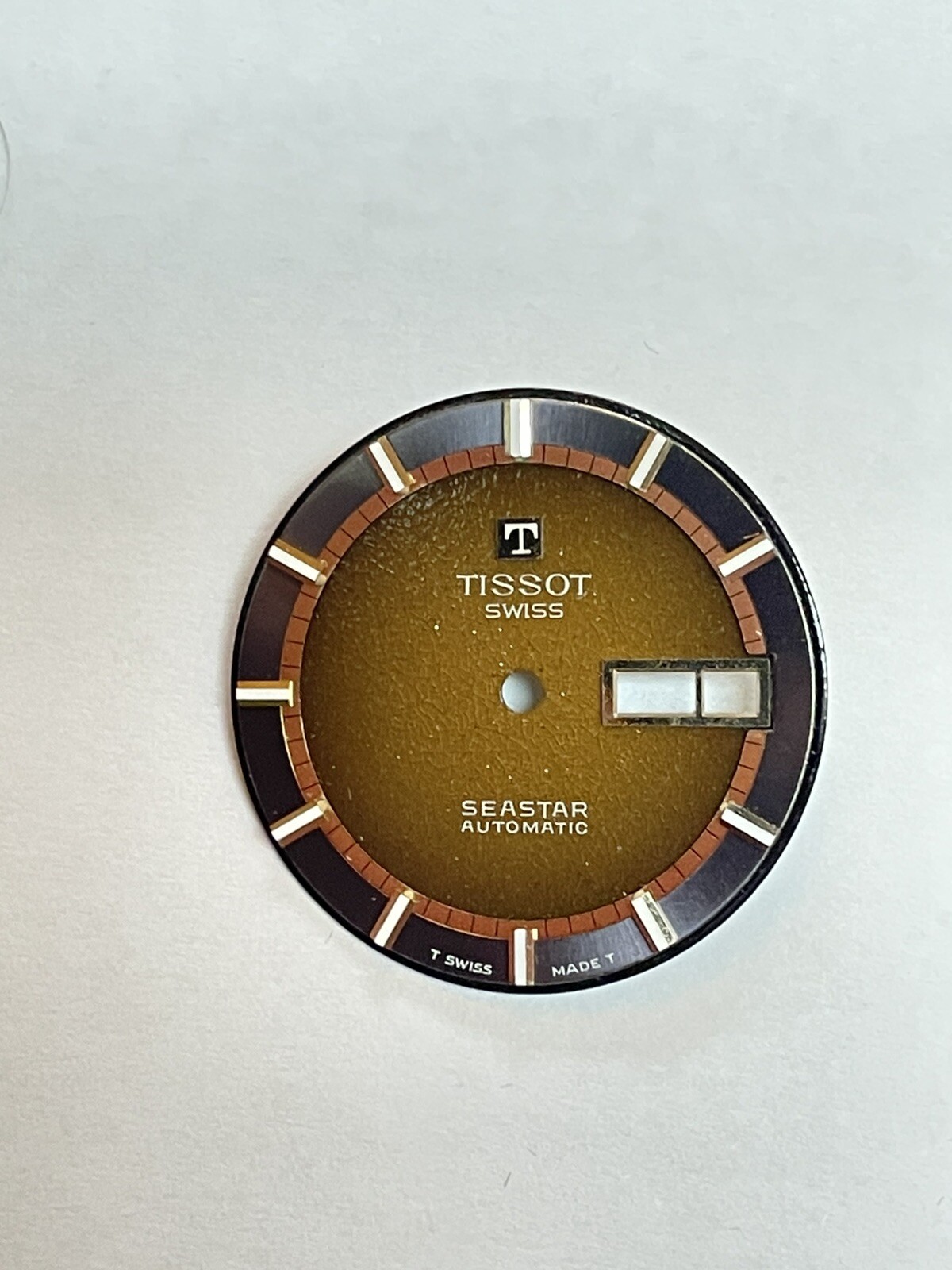 Tissot Seastar Automatic Dial In Brown And Gold 28,5mm