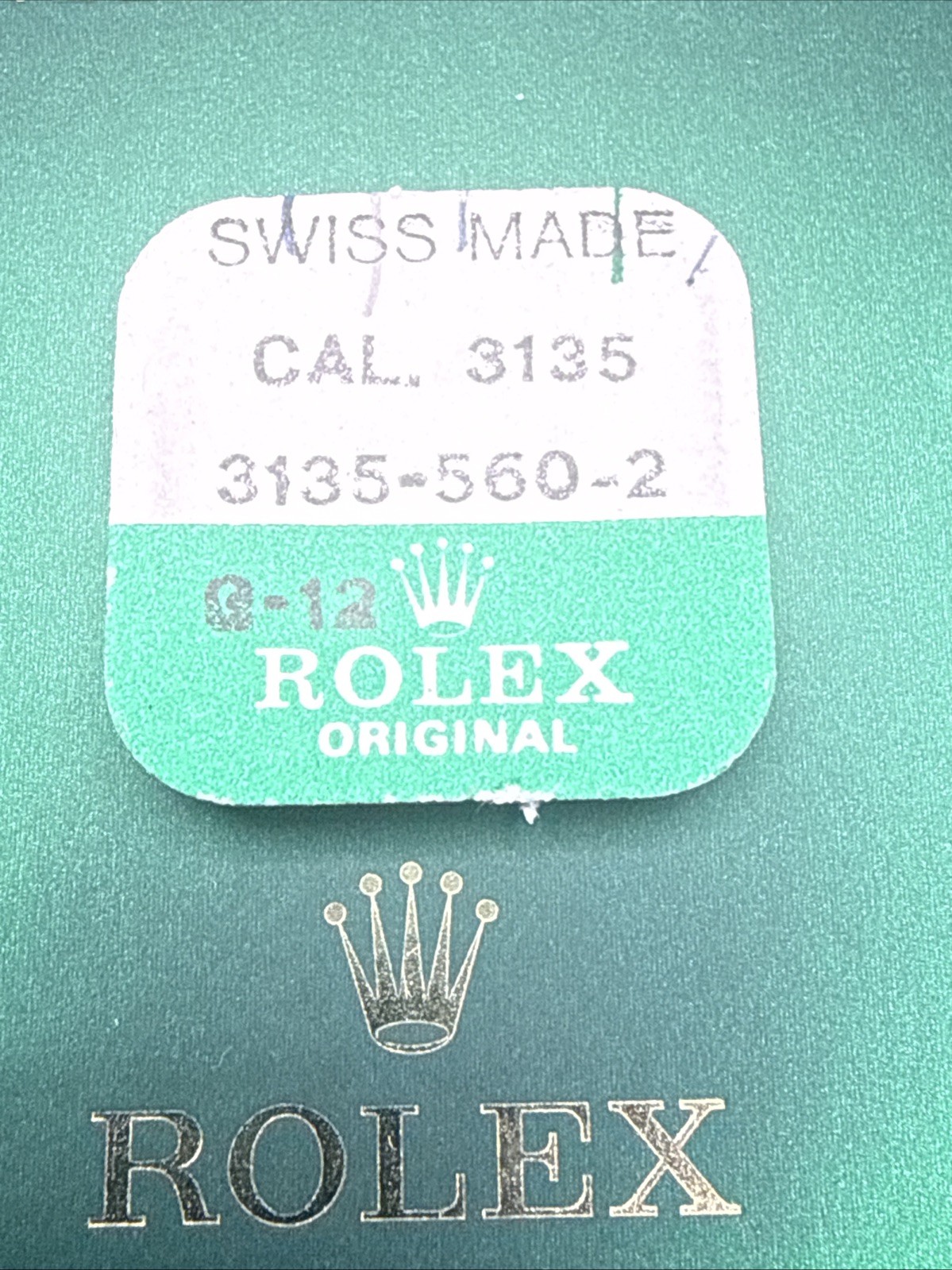 Genuine Rolex Cal 3135 Part #560-2 Spring-clip for Oscillating Weight (.165mm)