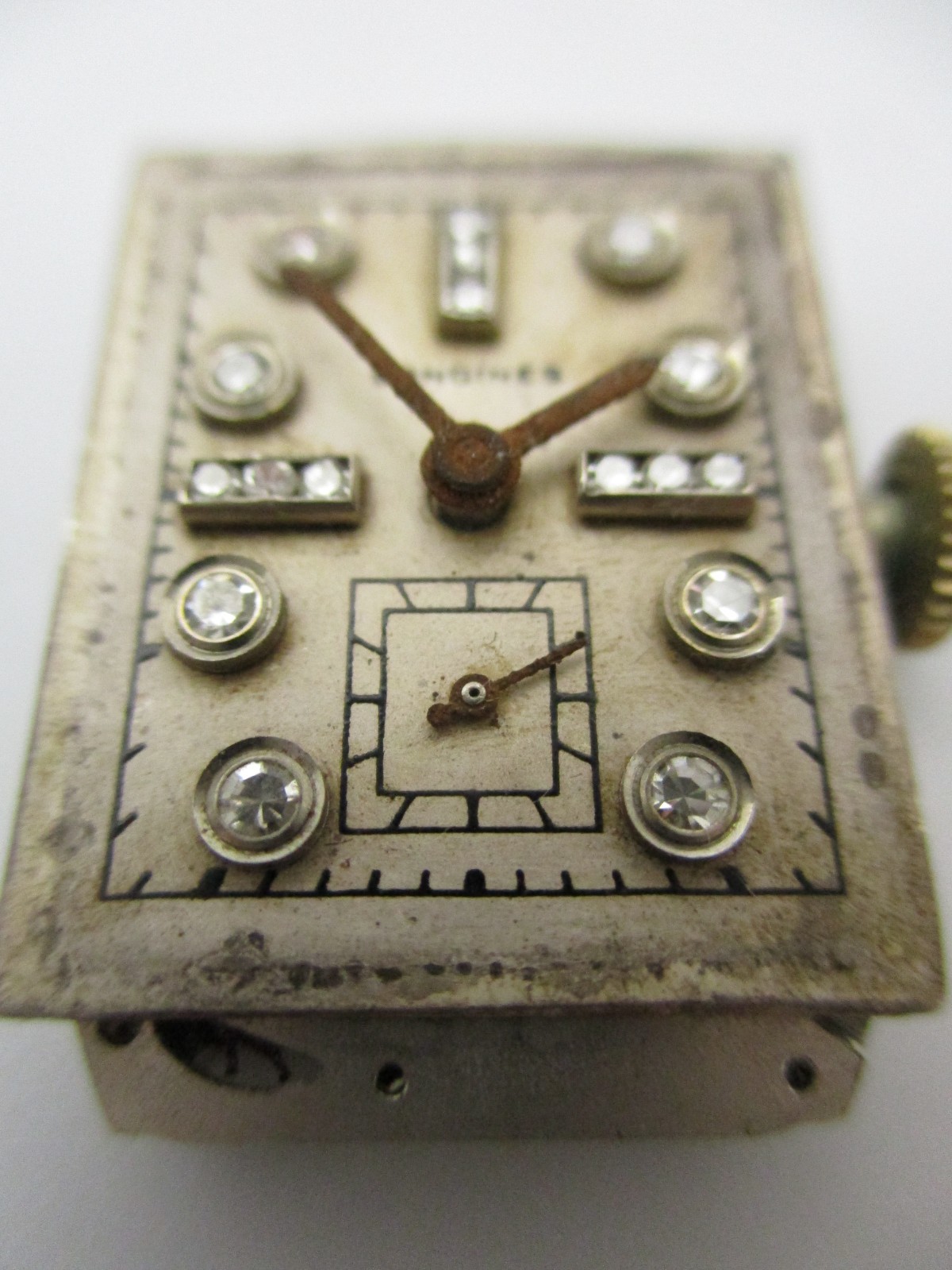 Genuine LONGINES Caliber 9L 17-Jewel Wristwatch Movement with Diamond Dial