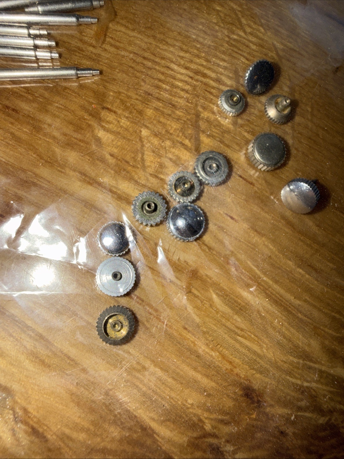 Vintage Lot Assortment Of Watch Dials And Watch Band Pins