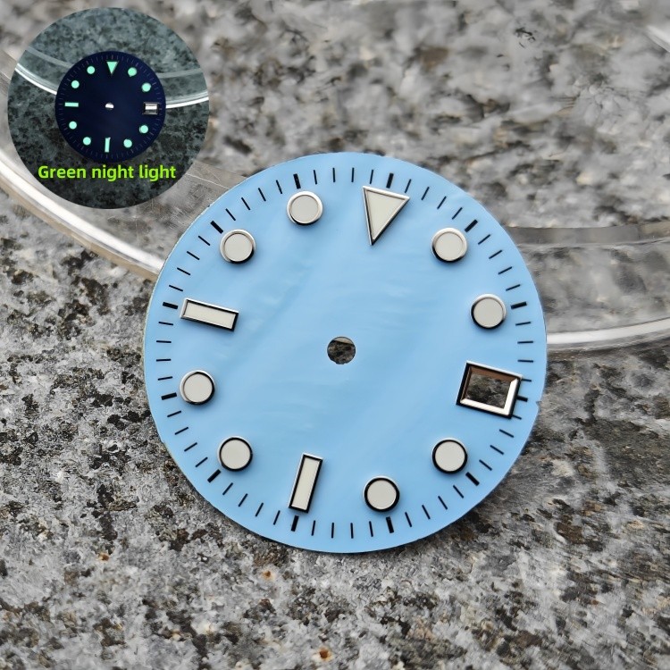 NH35 dial 28.5mm mother-of-pearl surface SUB luminescent for NH35 movement