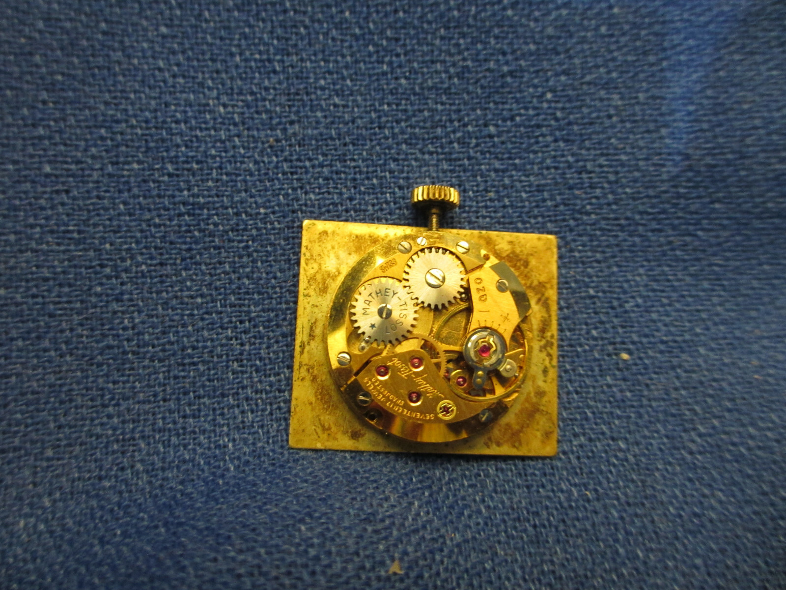 Watchmaker Estate Vintage Women’s Mathey Tissot 17 Jewel Movement Parts/Repair