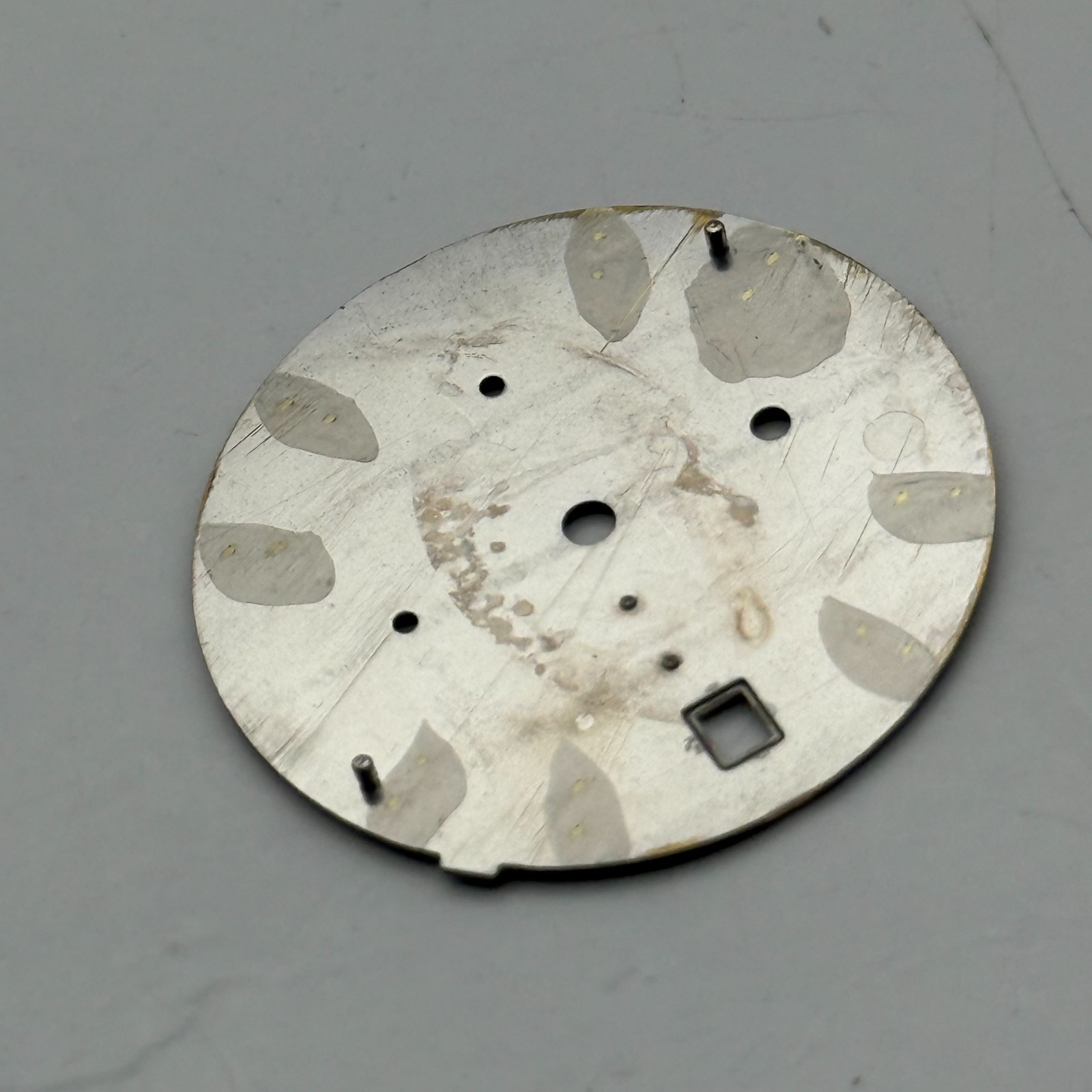 Seiko 7T92-0SG8 Watch Dial Chronograph 50M Black Japan Spare Parts Repair 27.9mm