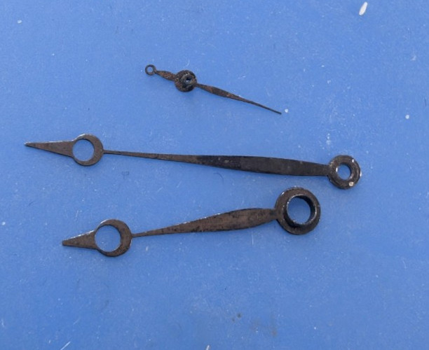 VINTAGE 16 SIZE BURLINGTON ILLINOIS POCKET WATCH HANDS SET