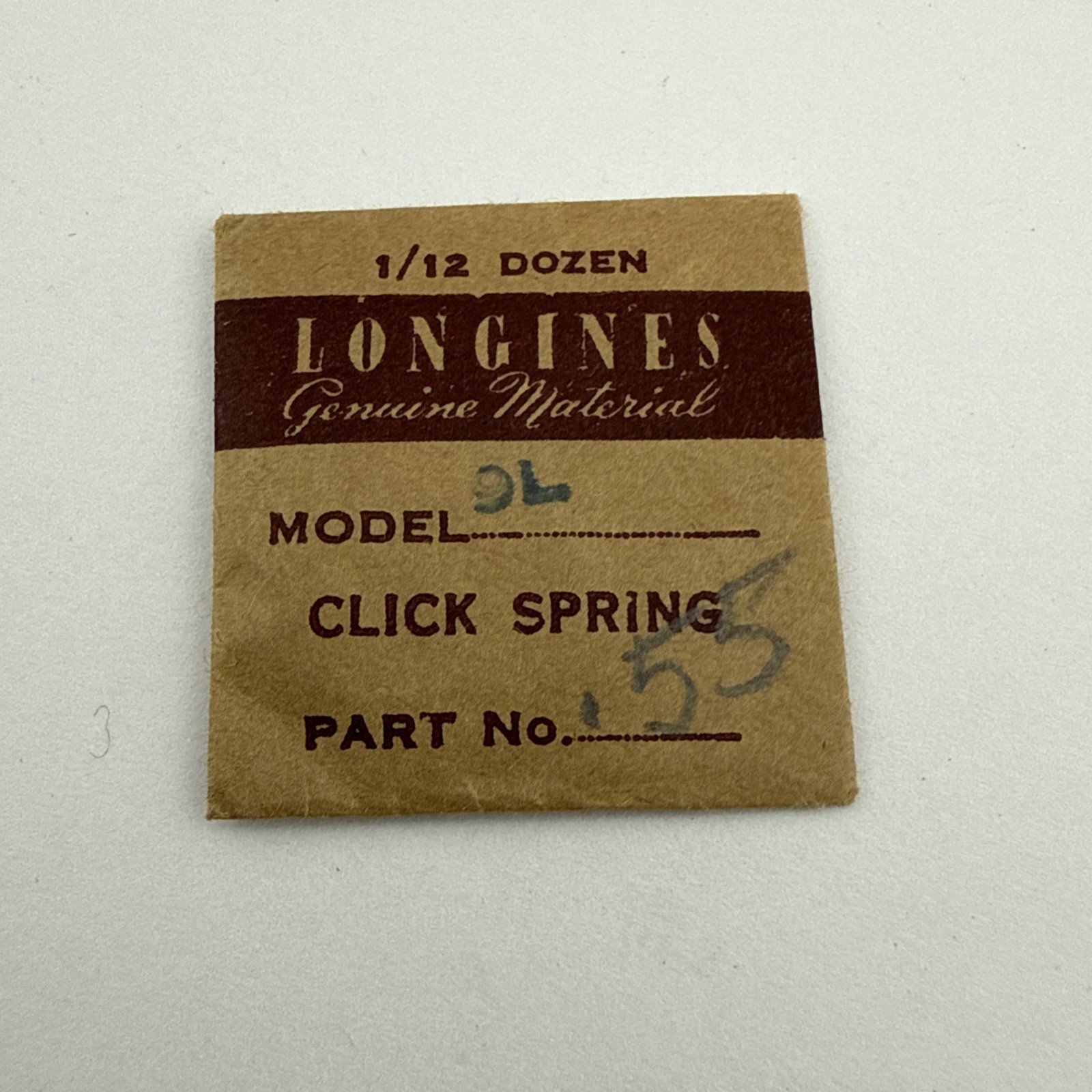 Longines Genuine Material Click Spring Part 55 for Cal. 9L