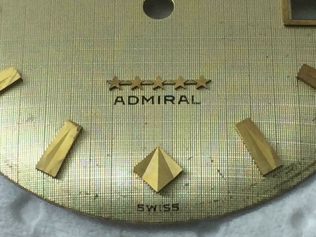 Vintage Longines Admiral Cal. 505 Dial
