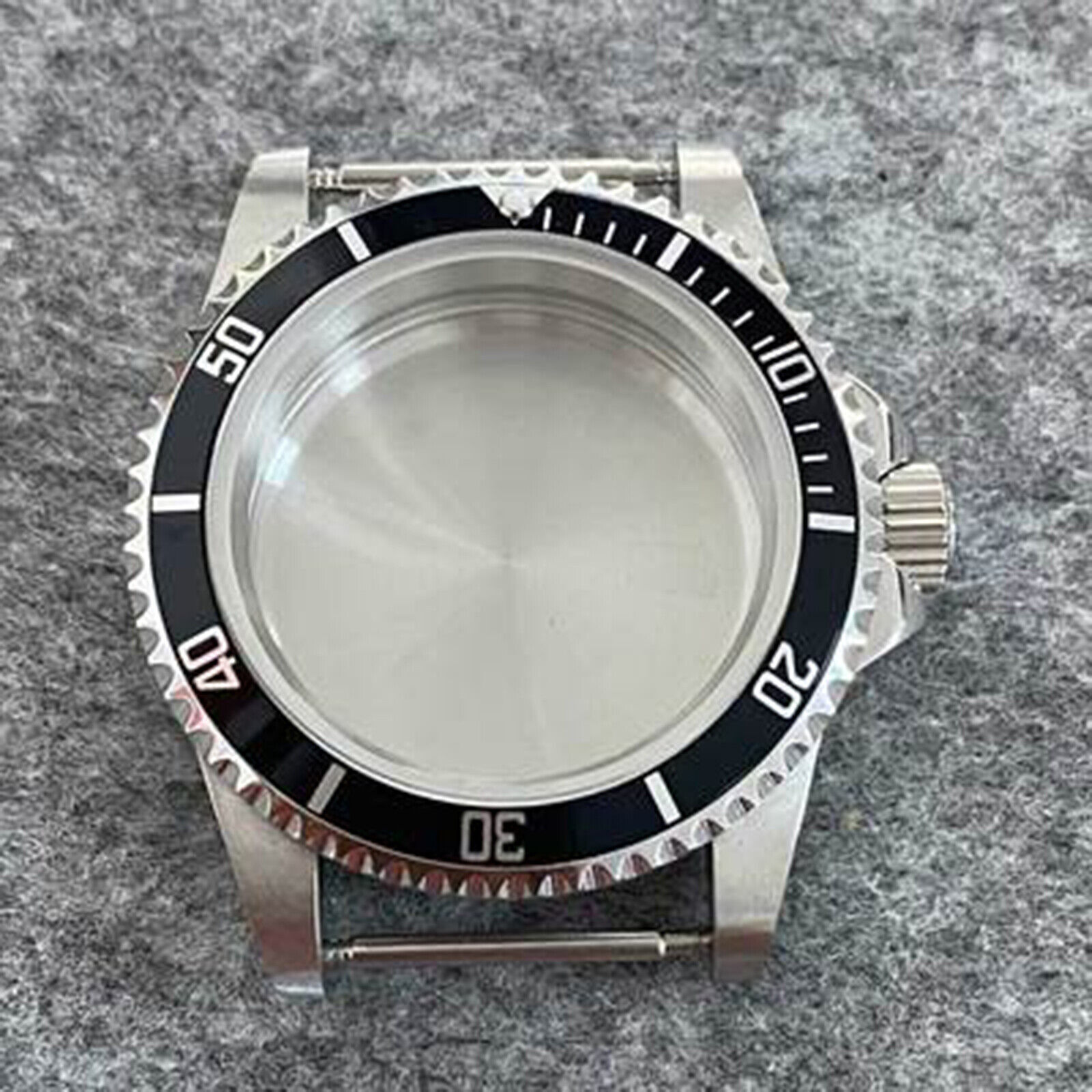 39.5mm Stainless Steel Watch Case Sapphire Glass for NH35/36 Movement 120 click