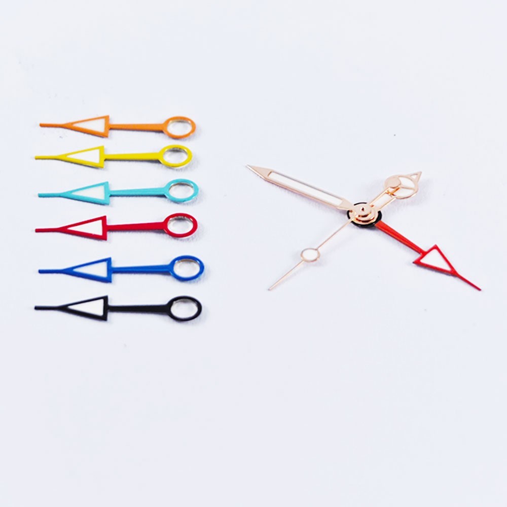 GMT Watch Hands For NH34 Movement Green Luminous for Seiko Watches Needles