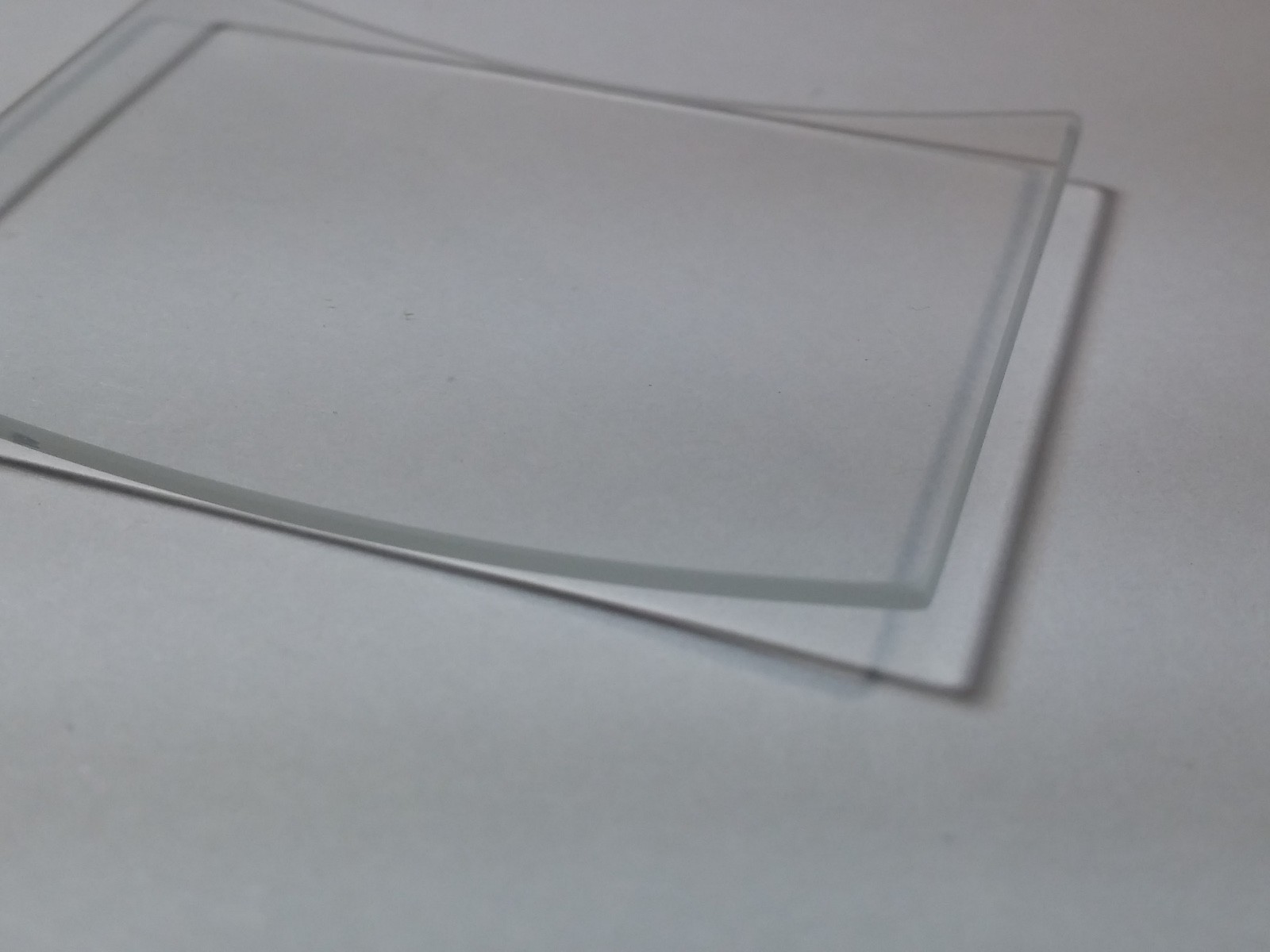 Unbranded Gruen CMX crystal 30 x 40 x 1mm thick, XR70 double curve