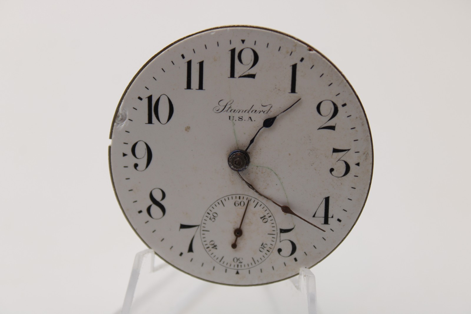 1909 NEW YORK STANDARD POCKET WATCH MOVEMENT 3985981 GRADE: 65 18s 7j (FN2)