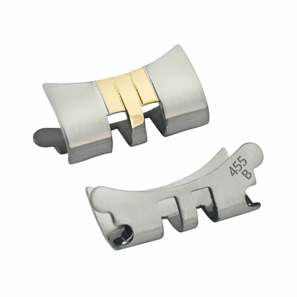 18K/SS JUBILEE ENDPIECE FOR ROLEX DATE 13MM ENDPIECES 67243 76163 76183