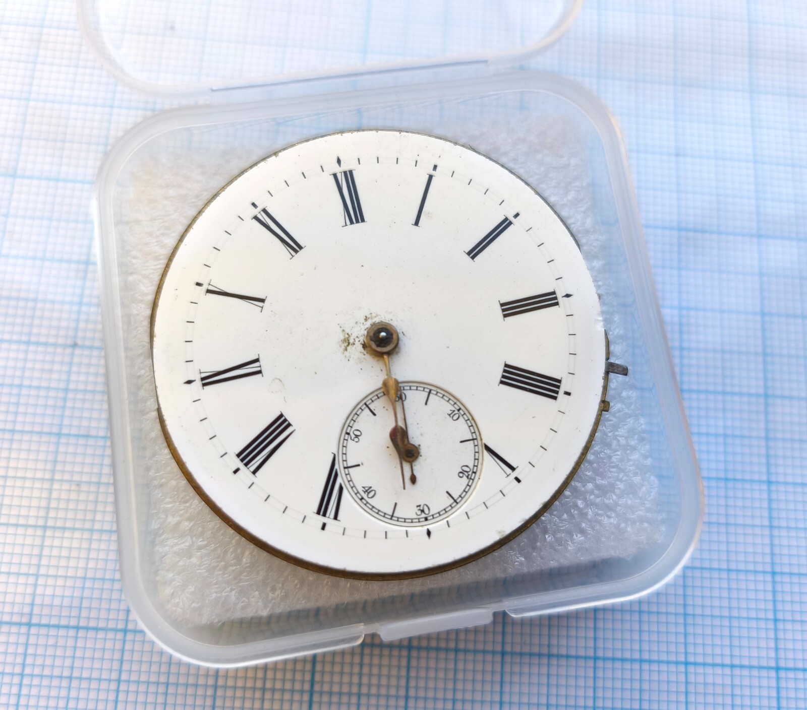 Union Glashutte Pocket Watch Movement for Parts/Repair