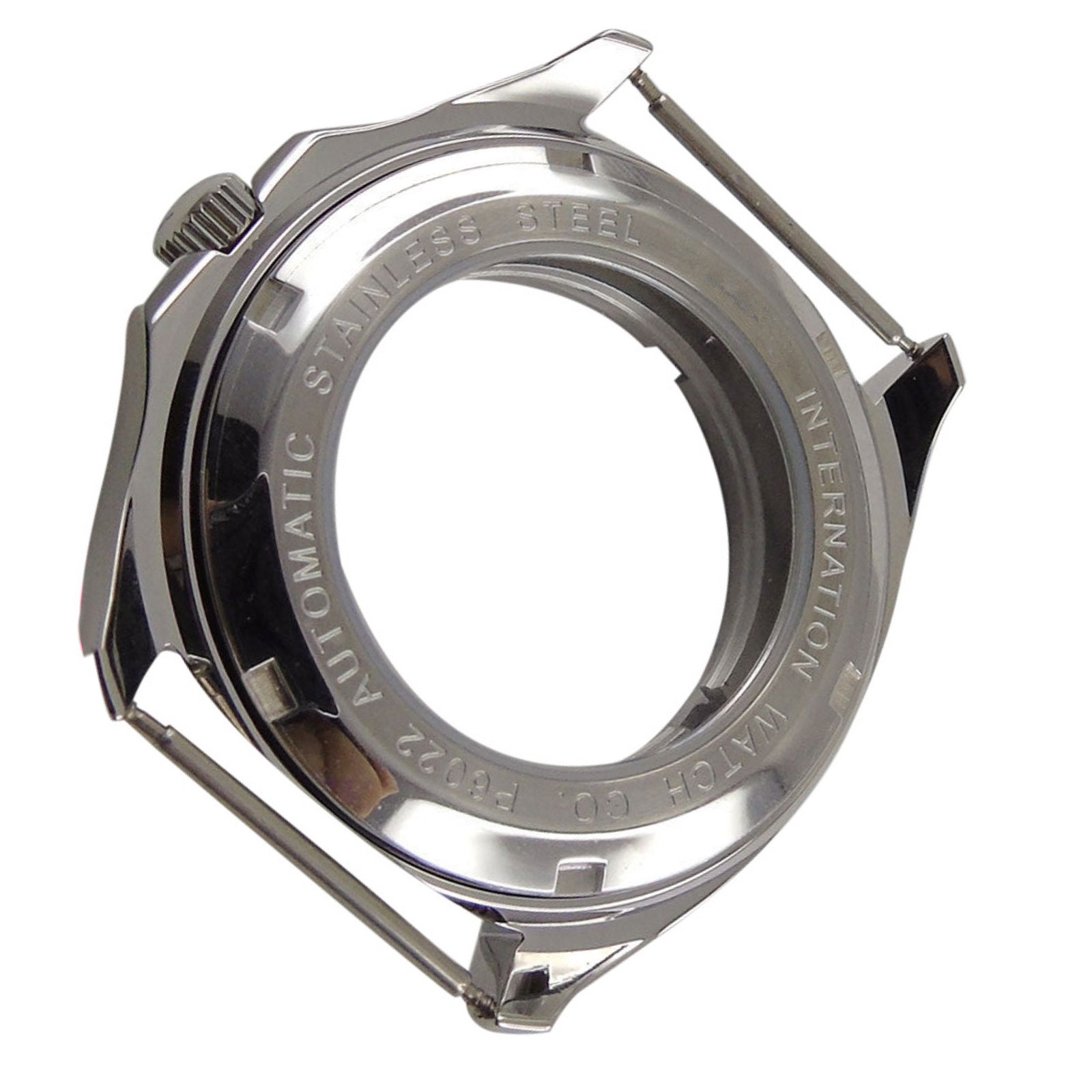 Sapphire Crystal Glass 40mm Stainless Watch Case For ETA 2824 2836 Movement