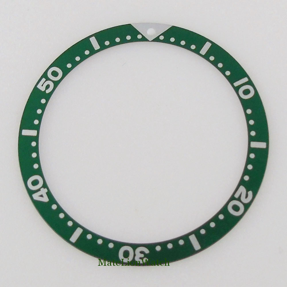 Flat Bezel Insert Aluminum Watch Ring 39mm*32mm Fit 45mm NH35 Model Watch Case