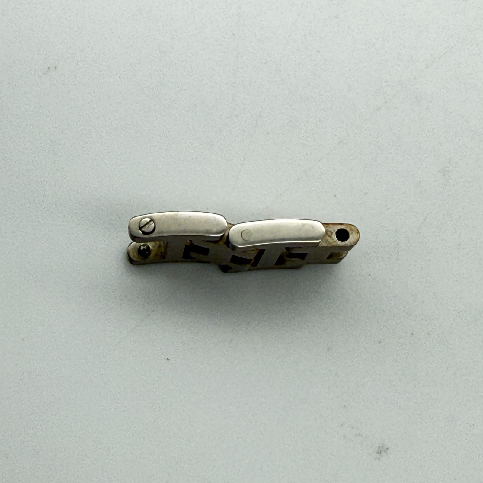 HERMES Clipper Watch 2Link 12mm Genuine Gold SS