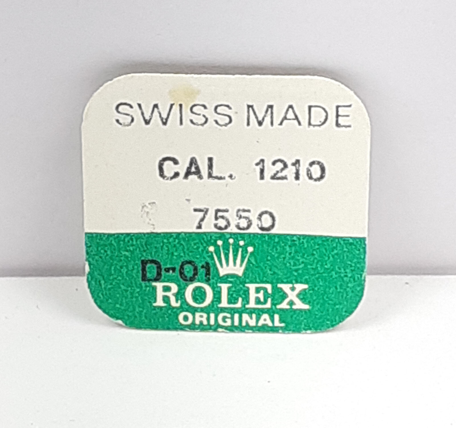 Original Rolex Spare Part # 7550 Caliber 1210 Winding Pinion. NOS Sealed