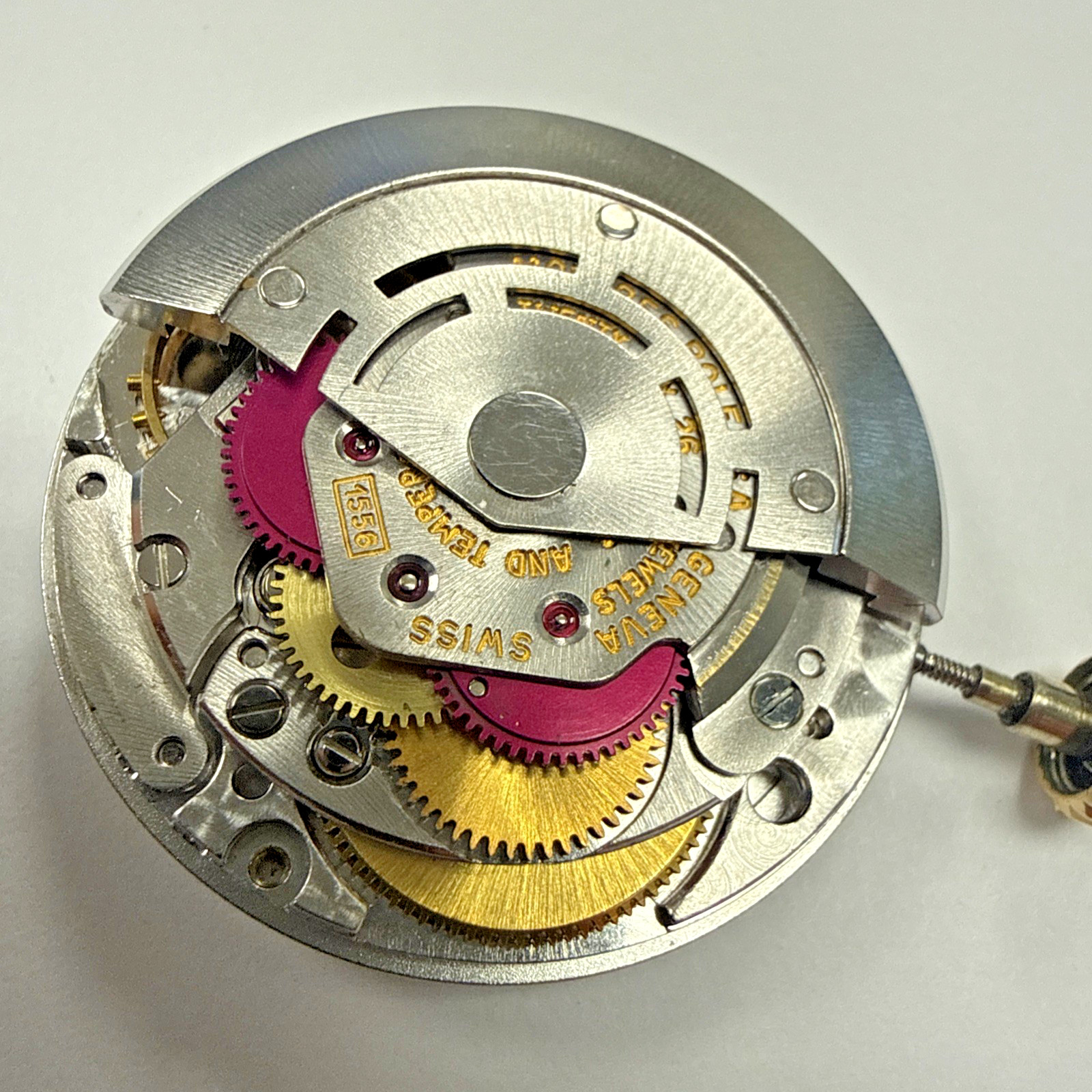 Rolex 1556 Movement For 1803 1807 Day Date President Working & Authentic e12291
