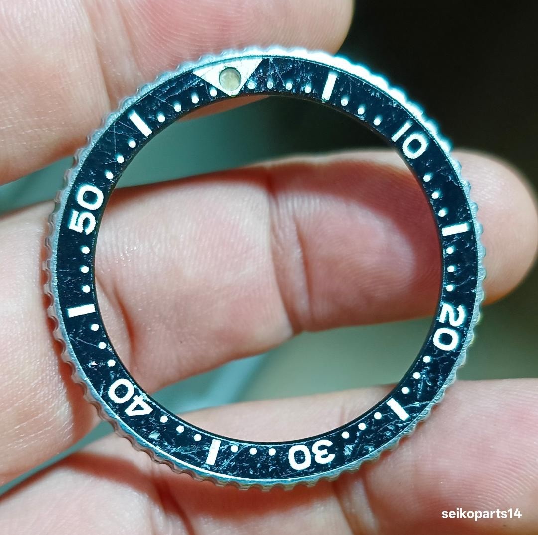 ORIGINAL SEIKO BEZEL MATTE BLACK INSERT 6306-7000 6306-7001 6309-7040 7049