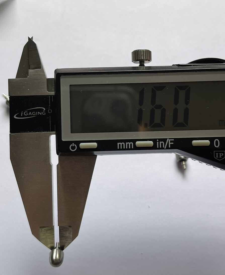 New 4.95mm Stainless Steel Screwdown Nike Watch Crown Titanium Look