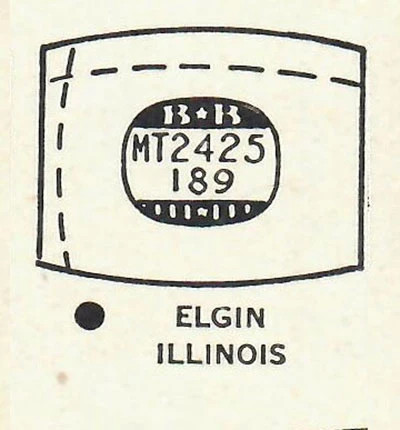 ELGIN : 5504 AND ILLINOIS – Tonneau 24.2mm x 18.9mm