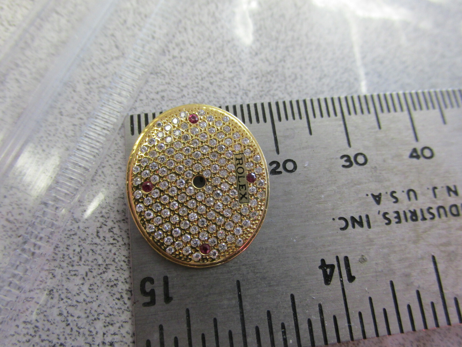 Rolex Factory Diamond & Ruby Dial for Rolex Cellini Woman’s Watch MAKE OFFER