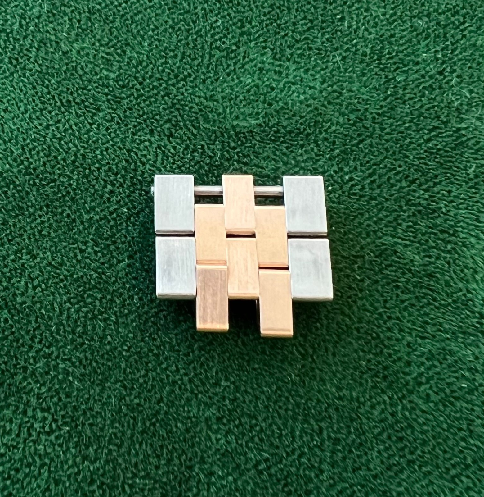 Rolex OEM 18k Rose Gold/SS Hollow 15.5mm Jubilee 2 Links for Datejust 36