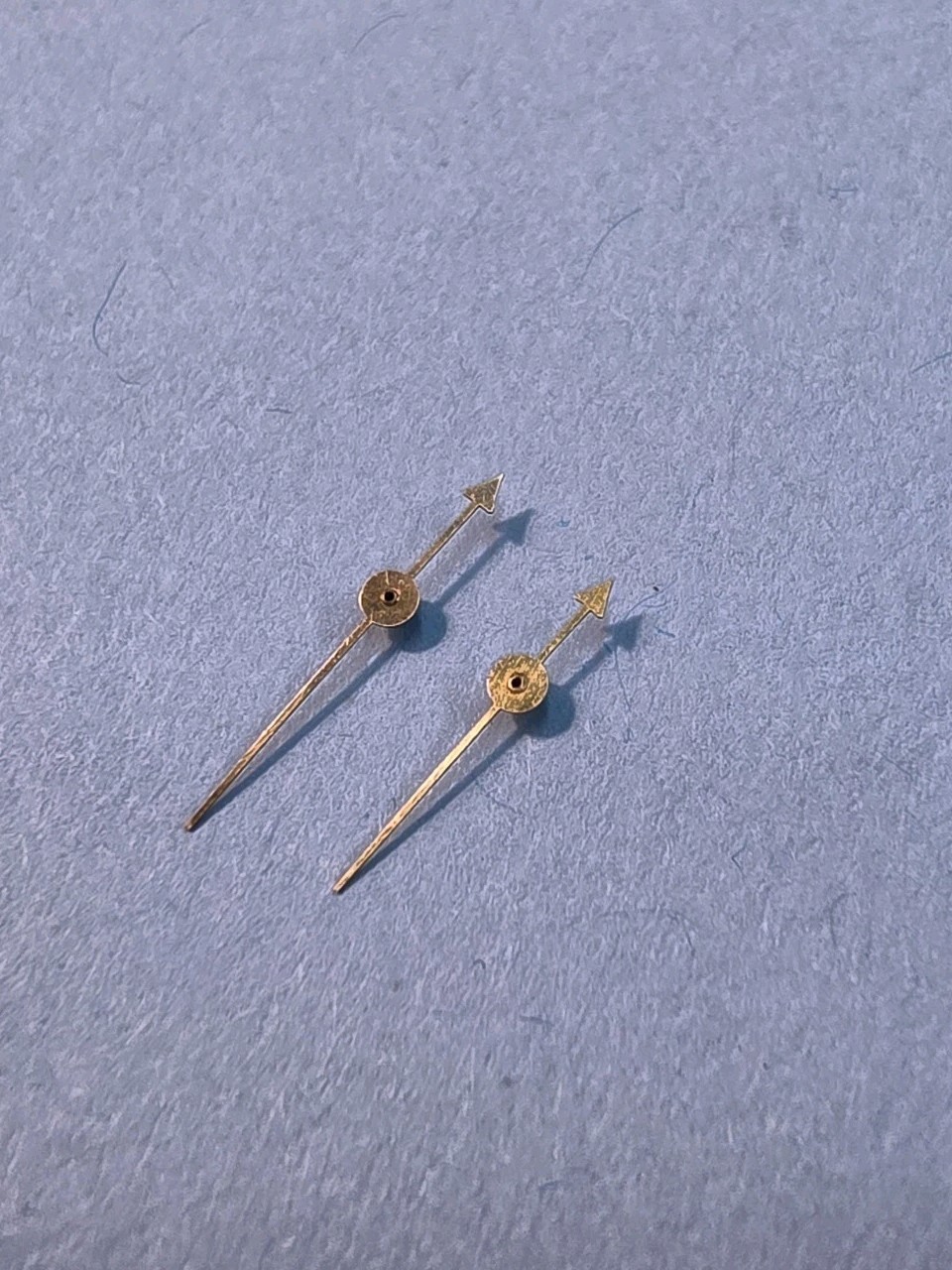 Lot Of 2 Vintage NOS Gilt Arrow End Second Hands Parts Spares Repairs