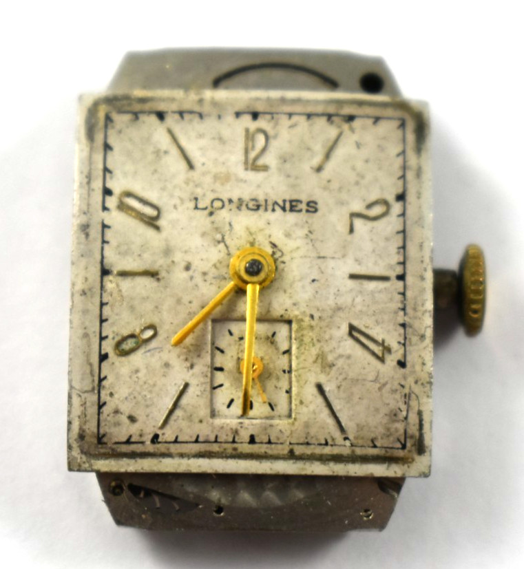 Vintage Longines Manual Wind 17J 9L Wrist Watch Movement lot.we