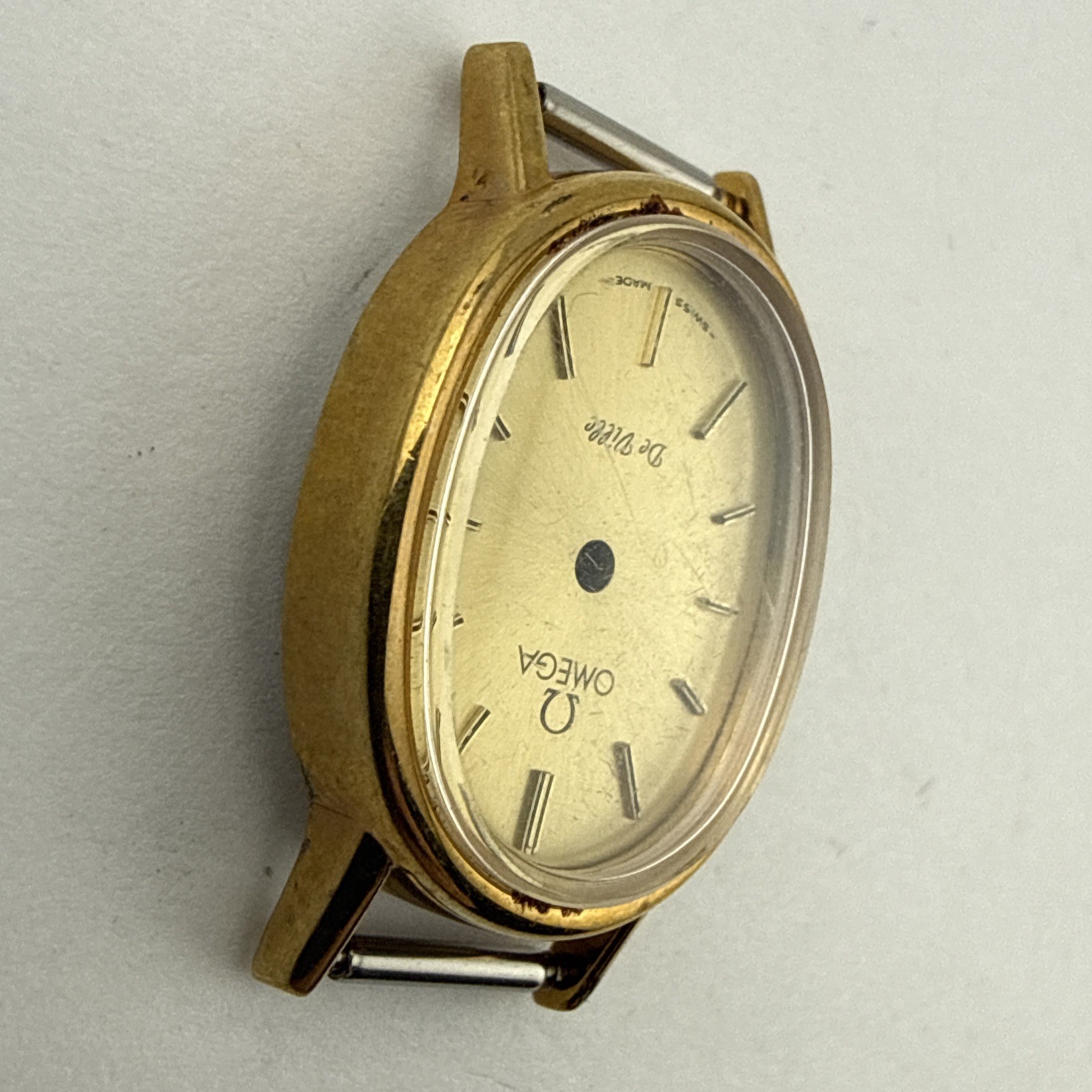 NOS OMEGA 511.0553 Ladies Watch Case 18.5mm W/ Crystal & Dial – New Old Stock