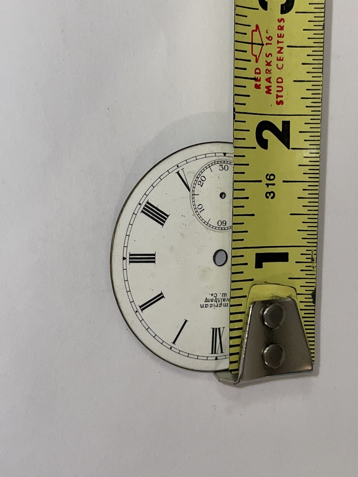AMERICAN WALTHAM WATCH CO 18S OPEN FACE DIAL ONLY POCKET WATCH 🌺🌺