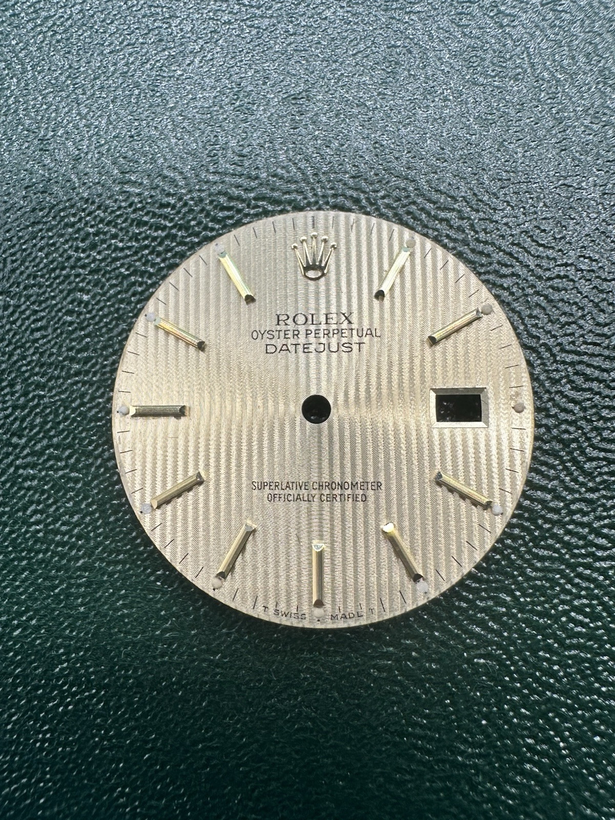 Rolex Datejust Champagne Tapestry Dial For 16013 16233 16203