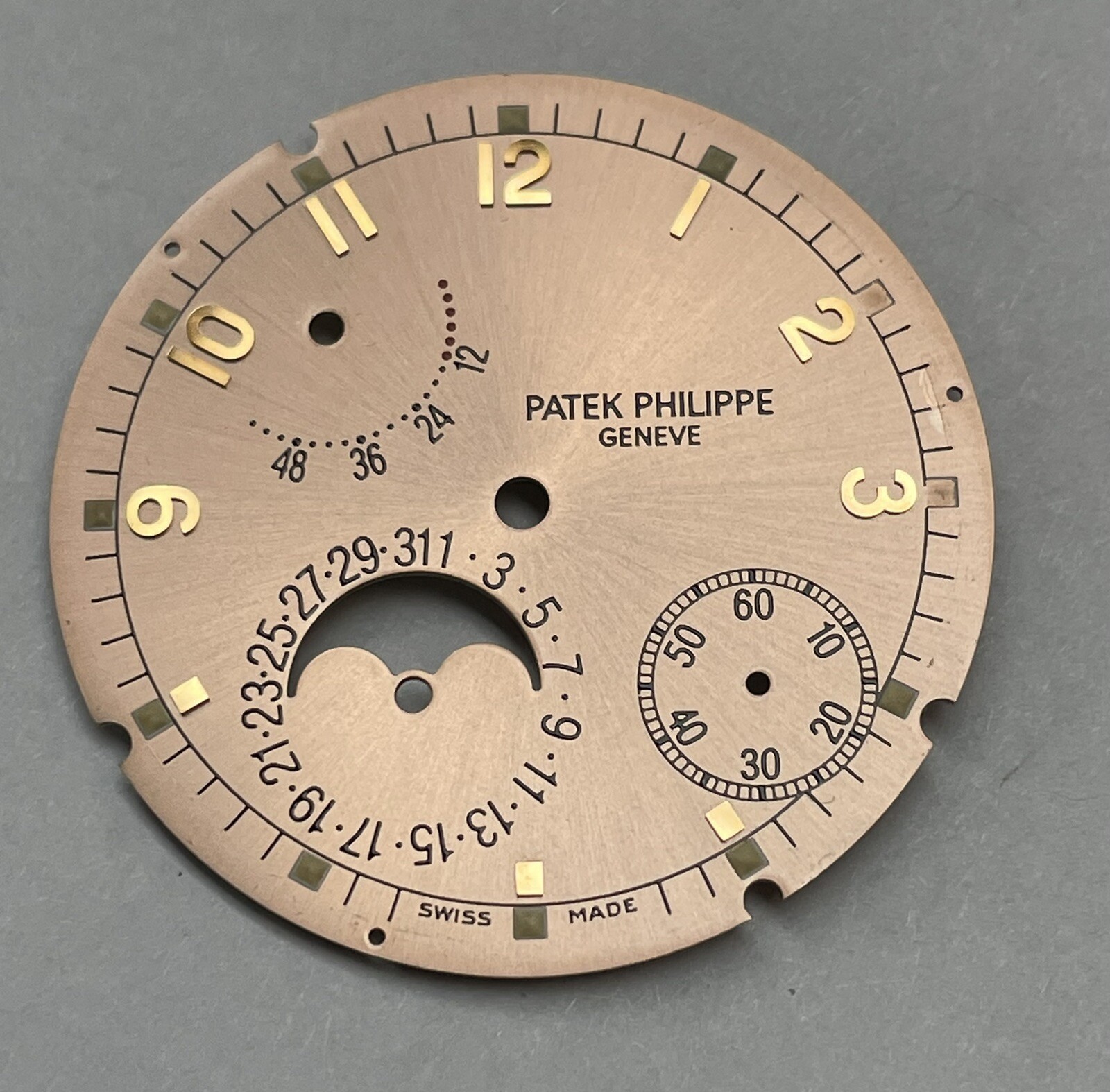 Patek Philippe 5055/R Moon Phase Pink Salmon 750au gold Dial