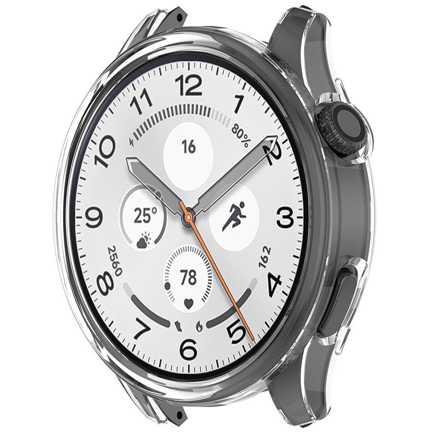 Semi-Enclosed Cover Case PC Skeleton Bumper Scratch Resistant for Xiaomi Watch 5
