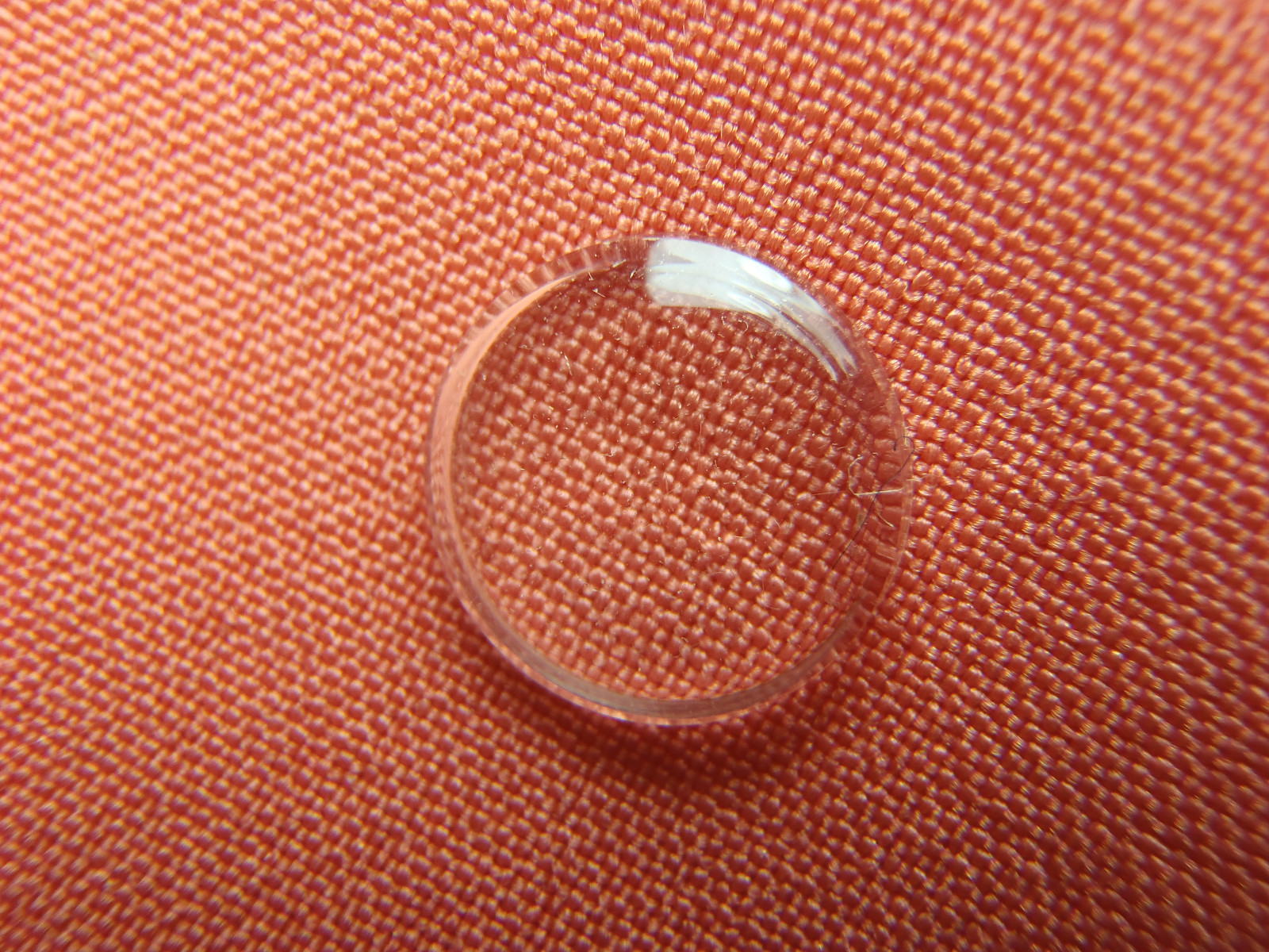 E-Z-FIT HIGH DOME ROUND PLASTIC WATCH CRYSTAL 10.2 MM NOS