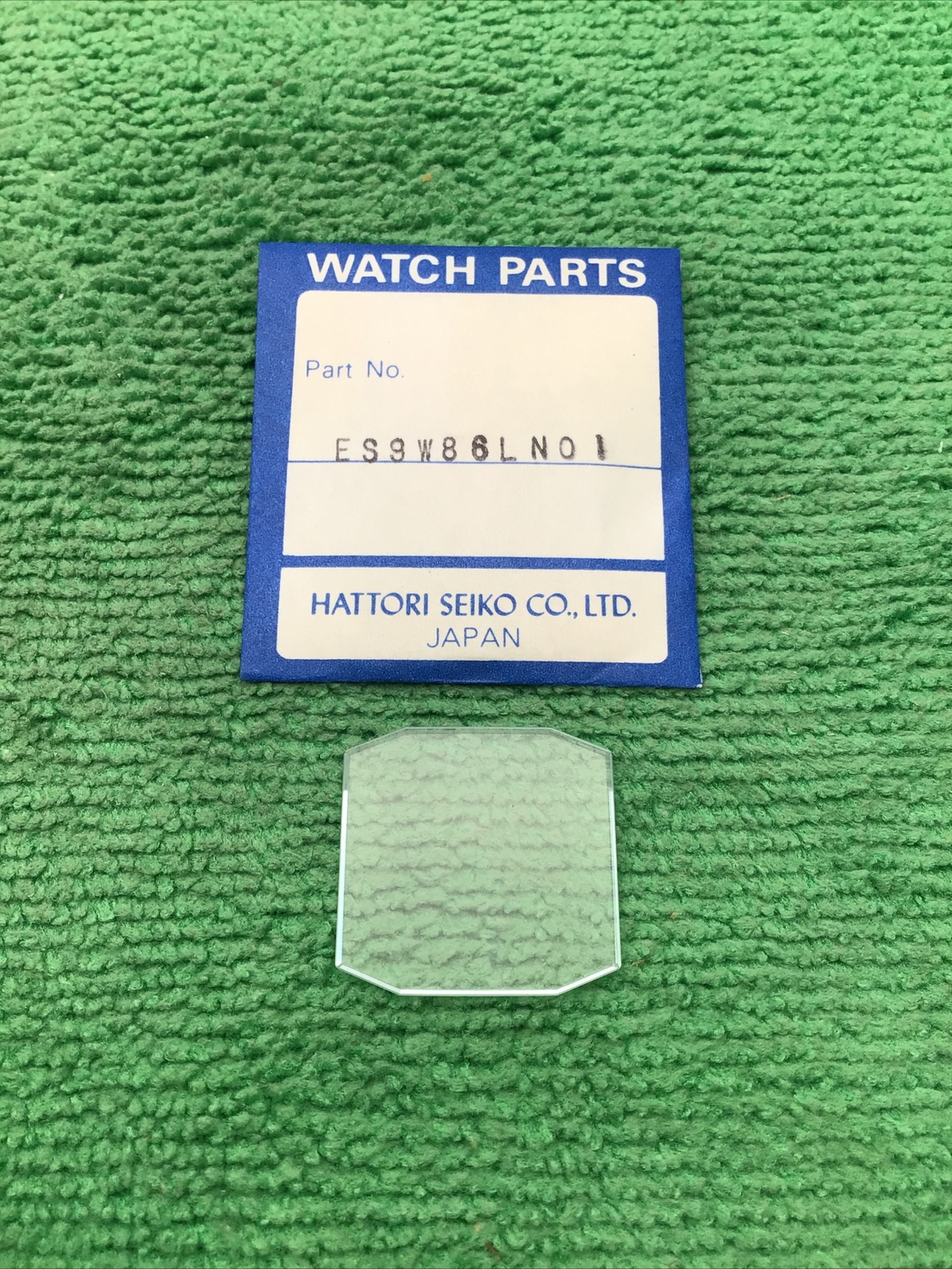 Genuine Seiko ES9W86LN01 Crystal Watch Part, NOS