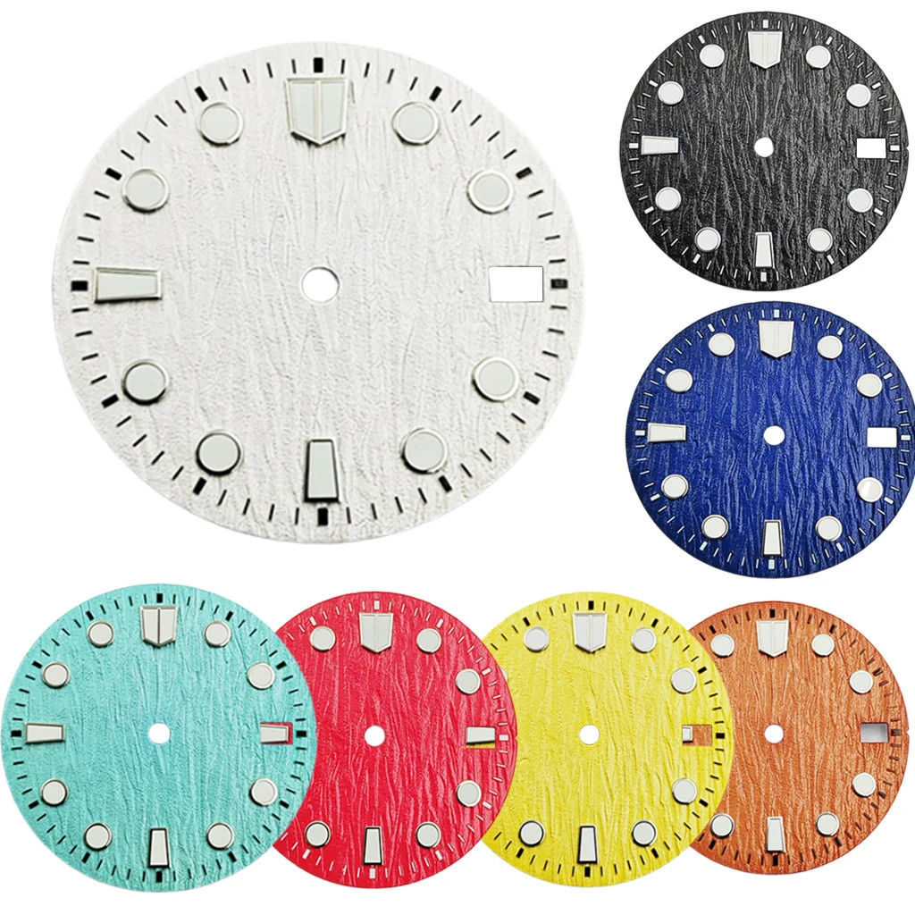 28.5Mm Watch Dial for NH34 NH35 NH35A with Date Window Luminous Watch Faces Fit