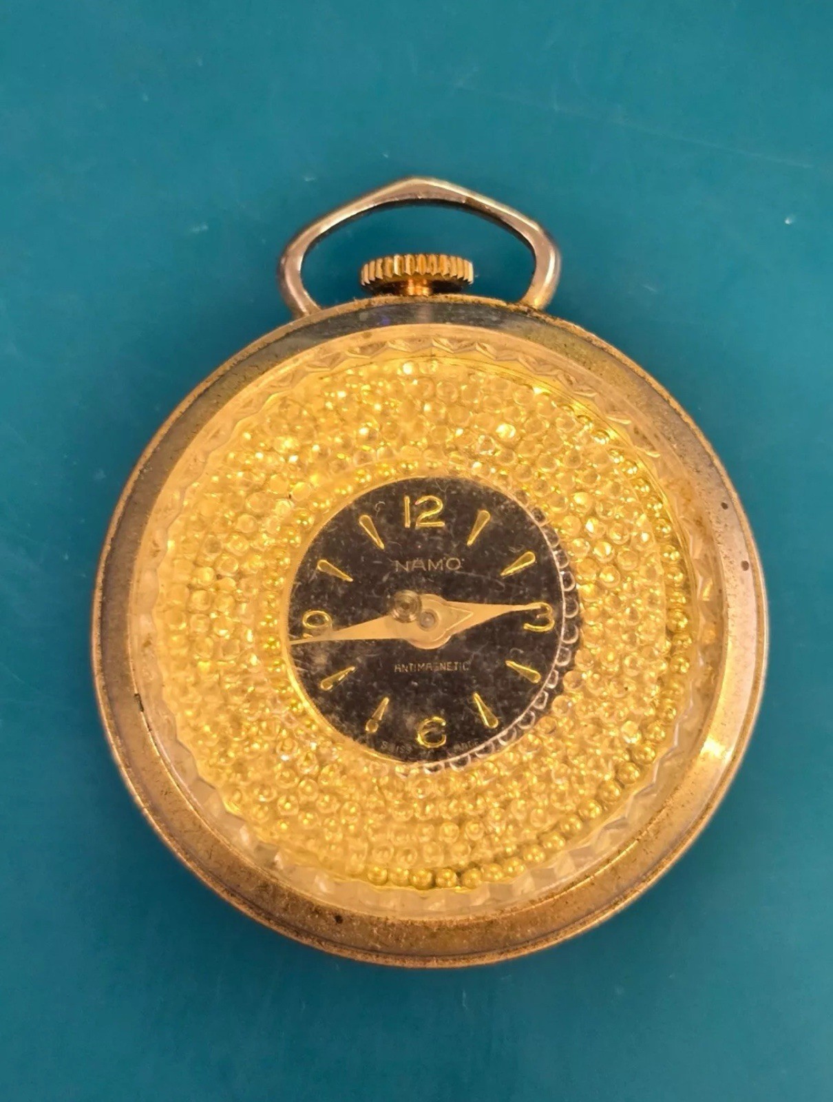 Vintage NAMO 34.2mm Pocket Watch – Winds and Runs Smoothly 🕰️