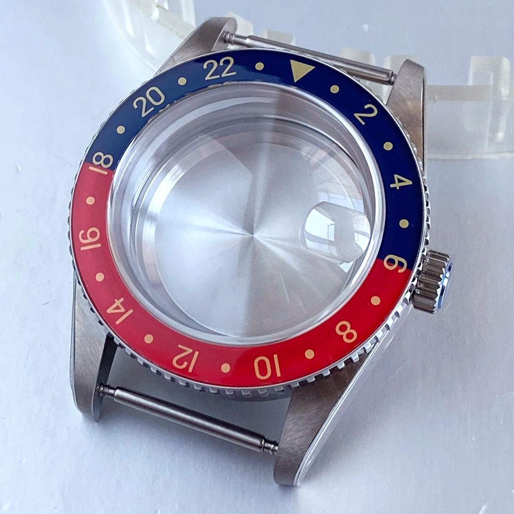 New Tandorio 38mm Sapphire Diver Watch Case Fit For NH34 NH34A Movement Luminous