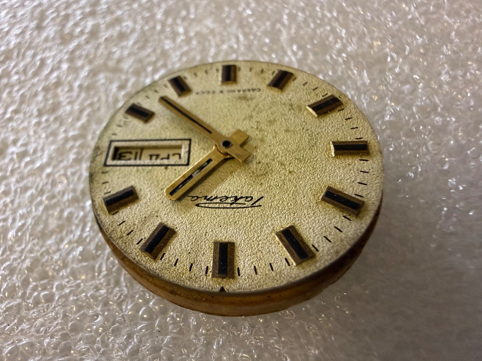 Watch movement USSR Raketa Cal.2628 plus Dial. For parts .