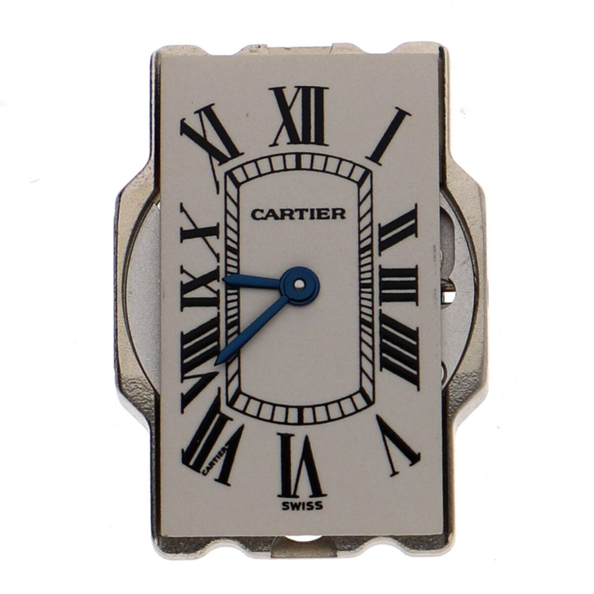 CARTIER Genuine Movement Tank American Cal.157 Watch White Color For Parts