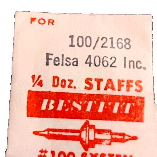 Felsa 4062 4072 4162 4172 Balance INCA Staff watch part #100/2168 one staff
