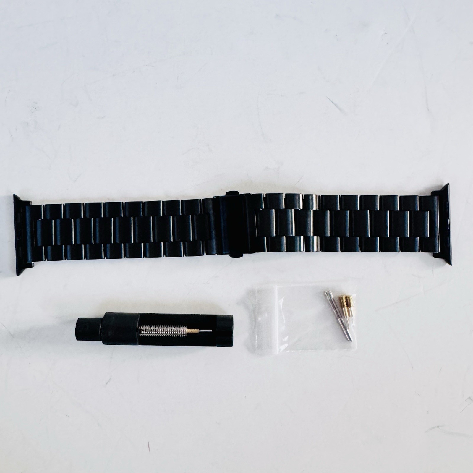 Metal Band Watch Bands Black Adjustable Size 49mm – 42 mm i