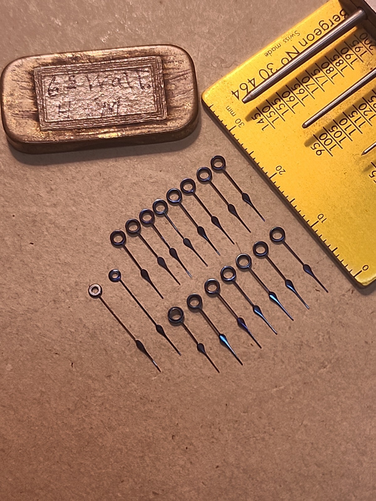 Lot Of Mixed American Pocket Watch Blue Spade Hands