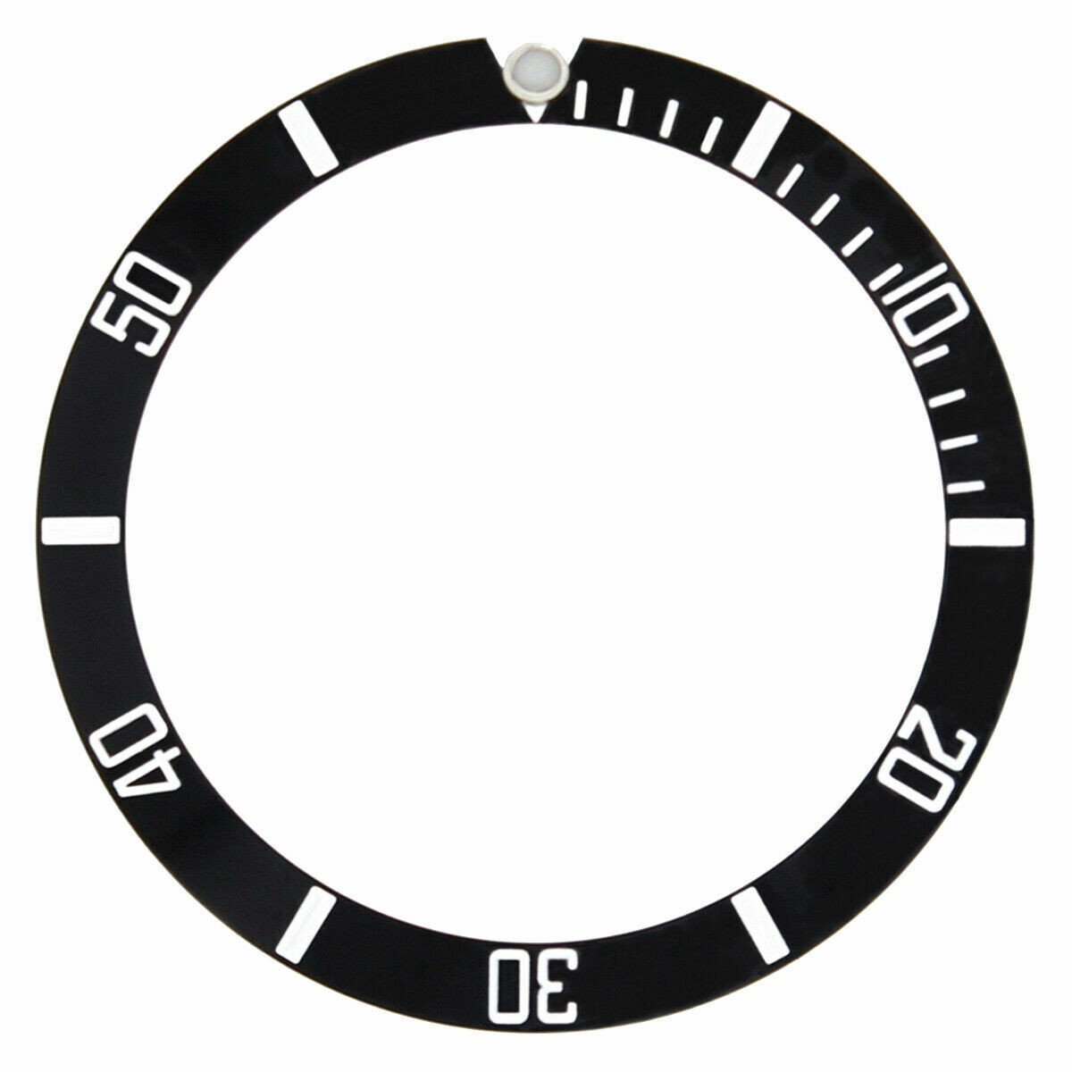 Replacement Submariner Bezel Insert For Rolex Sapphire Sub Black 16610LV, 16800
